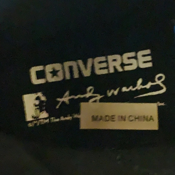 Converse All Star ‘Andy Warhol High Tops - Picture 10 of 10